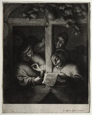 The Carol Singers — Adrian Ostade