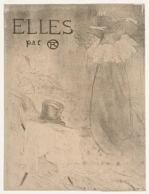 Folder for Frontispiece of Elles — Henri de Toulouse-Lautrec