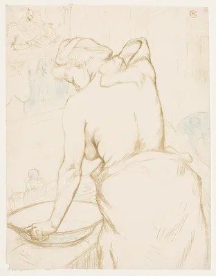 Elles: The Toilet — Henri de Toulouse-Lautrec
