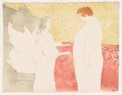 Elles: Woman in Bed — Henri de Toulouse-Lautrec