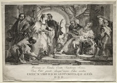 The Saints of the Crotta Family — Giovanni Domenico Tiepolo