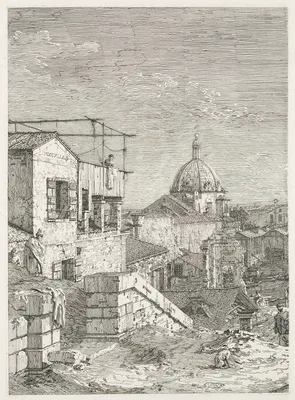 Views:  La Maison a l'inscription — Canaletto