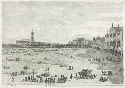 Views:  Prà della Valle, Padua — Canaletto