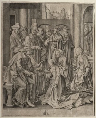 Esther before Ahasuerus — Lucas van Leyden