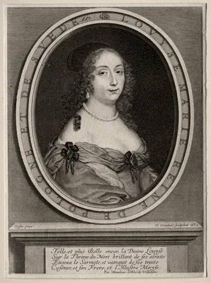 Marie Louise de Gonzague, Reine de Pologne — Robert Nanteuil