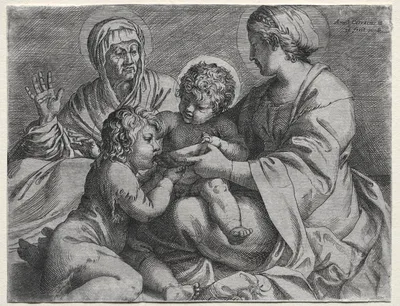 Madonna with the Bowl — Annibale Carracci
