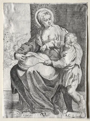 Madonna with the White Raven — Annibale Carracci