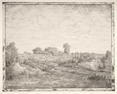 La Plaine de la Plante à Biau — Théodore Rousseau