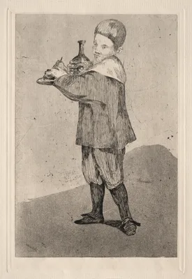 The Boy Carrying a Tray — Édouard Manet