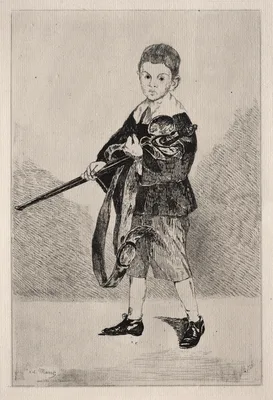 The Boy with a Sword — Édouard Manet