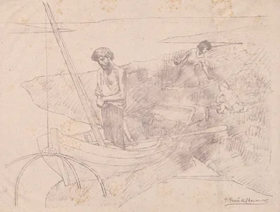 The Poor Fisherman — Pierre Puvis de Chavannes