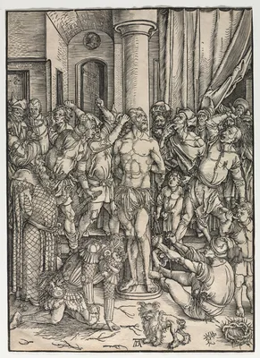The Great Passion:  The Flagellation — Albrecht Dürer