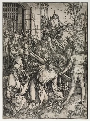 The Great Passion:  Christ Bearing the Cross — Albrecht Dürer
