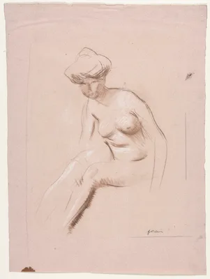 Seated Nude — Jean-Louis Forain