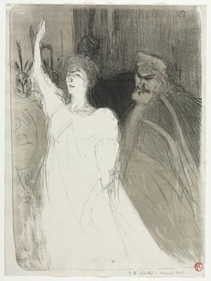 A Princely Idyl, Clara Ward — Henri de Toulouse-Lautrec