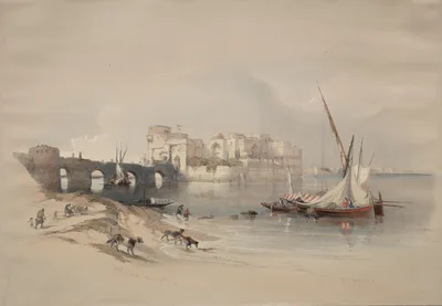 Citadel of Sidon — David Roberts