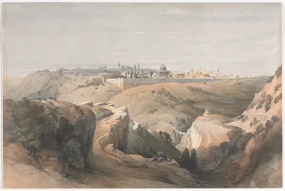Jerusalem from the Mount of Olives — David Roberts