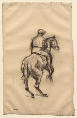 The Jockey — Edgar Degas