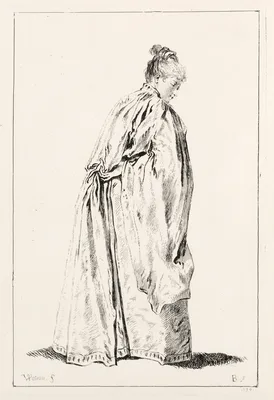 Woman Standing — François Boucher