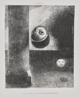 There Were Also Embryonic Beings — Odilon Redon