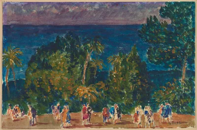 Moonlight, Bermuda — Gifford Beal