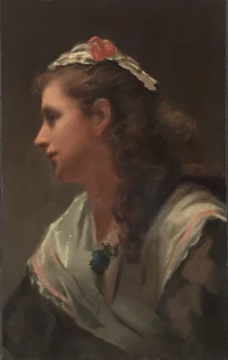 His First Model-Miss Russell — William Morris Hunt