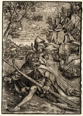 St. Christopher — Lucas Cranach the Younger