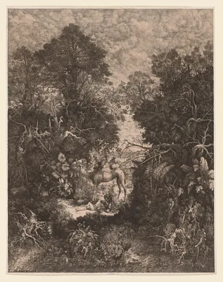 The Good Samaritan — Rodolphe Bresdin