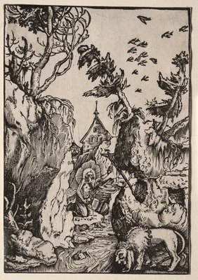 St. Jerome in the Wilderness — Hans Baldung Grien