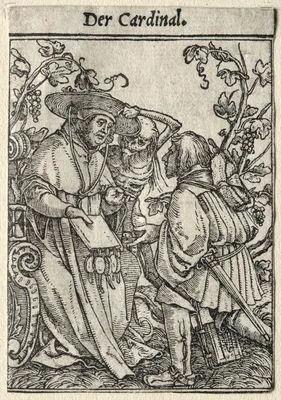 Dance of Death:  The Cardinal — Hans Holbein the Younger