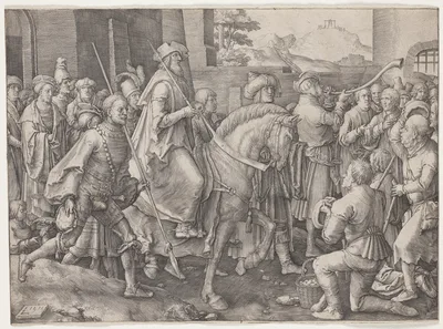 The Triumph of Mordecai — Lucas van Leyden