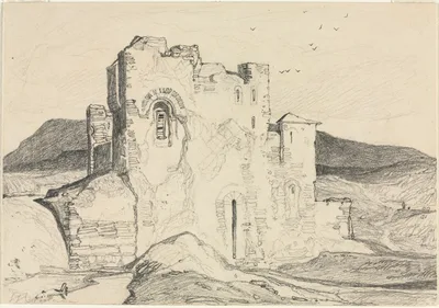 A Castle in Normandy — John Sell Cotman