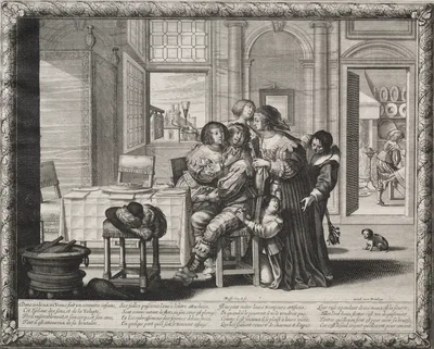 The Prodigal Son:  Riotous Living — Abraham Bosse