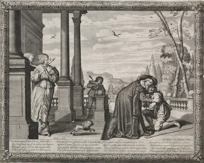 The Prodigal Son:  The Return of the Prodigal — Abraham Bosse