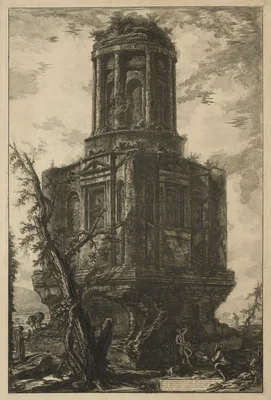 Views of Rome:  The Tomb, called La Connocchia — Giovanni Battista Piranesi
