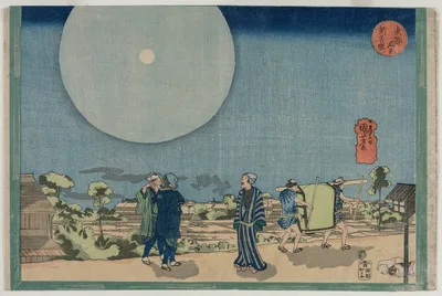 New Yoshiwara (Shin Yoshiwara), from the series Famous Places in the Eastern Capital — Kuniyoshi Utagawa