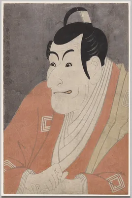 Ichikawa Ebizō IV (Danjurō) as Takemura Sadanoshin in The Loving Wife's Parti-Colored Reins — Sharaku