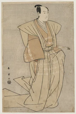 Sawamura Sojuro III as Enya Hangan in Kanadehon Chushingura — Katsukawa Shun'ei