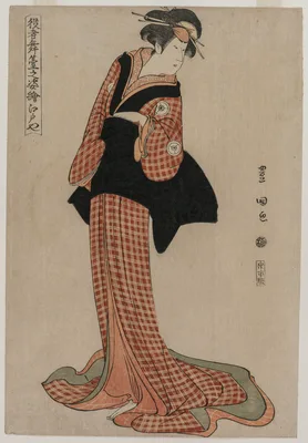 Iwai Kiyotaro (Edoya) as Okaru (from the series Pictures of Actors Onstage) — Utagawa Toyokuni I