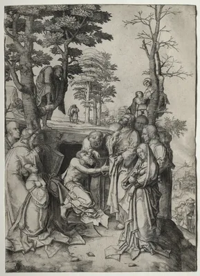 The Raising of Lazarus — Lucas van Leyden