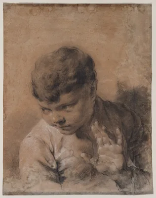 A Portrait of the Artist's Son Giacomo — Giovanni Battista Piazzetta