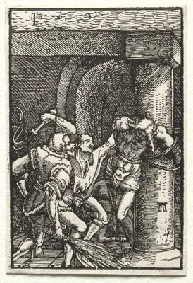 The Fall and Redemption of Man:  Flagellation  of Christ — Albrecht Altdorfer