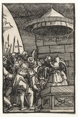 The Fall and Redemption of Man:  Pilate Washing His Hands — Albrecht Altdorfer