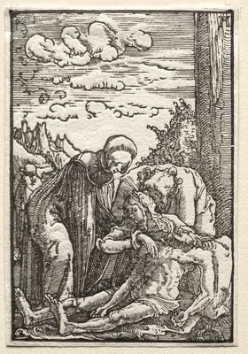 The Fall and Redemption of Man:  The Lamentation beneath the Cross — Albrecht Altdorfer