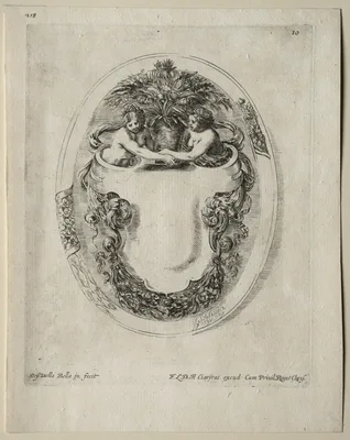 Collection of Various Caprices and New Designs of Cartouches and Ornaments:  No 10 — Stefano della Bella