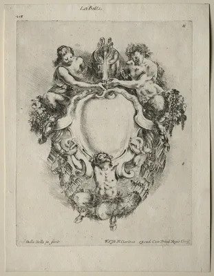 Collection of Various Caprices and New Designs of Cartouches and Ornaments:  No 11 — Stefano della Bella