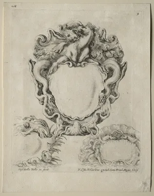 Collection of Various Caprices and New Designs of Cartouches and Ornaments:  No. 9 — Stefano della Bella