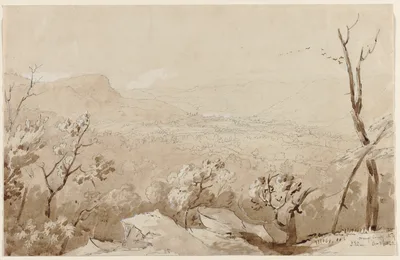 A View from Bald Mountain, Orange County, N.Y. — Jasper Francis Cropsey