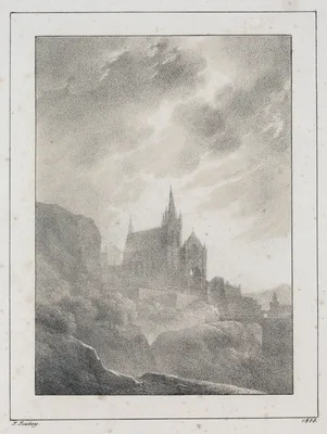 The Cathedral — Jean-Baptiste Isabey
