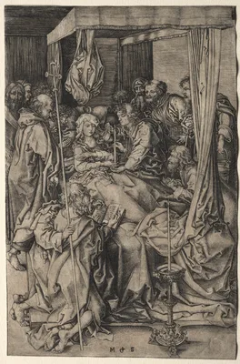 The Death of the Virgin — Martin Schongauer